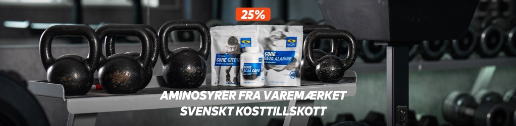 SD: Aminosyrer fra Svenskt Kosttillskott 25 %